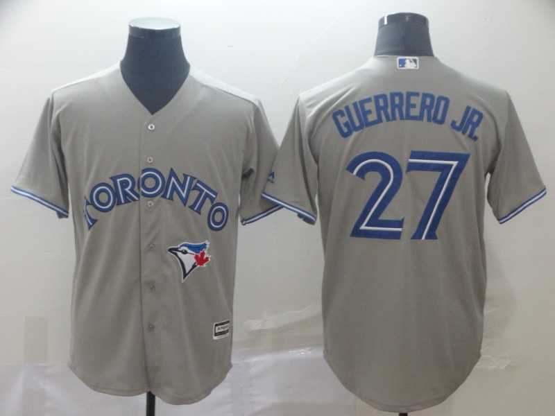 Blue Jays 27 Vladimir Guerrero Jr. Gray Cool Base Jersey (1),We sell and wholesale Blue Jays 27 Vladimir Guerrero Jr. Gray Cool Base Jersey (1) on line form chian!